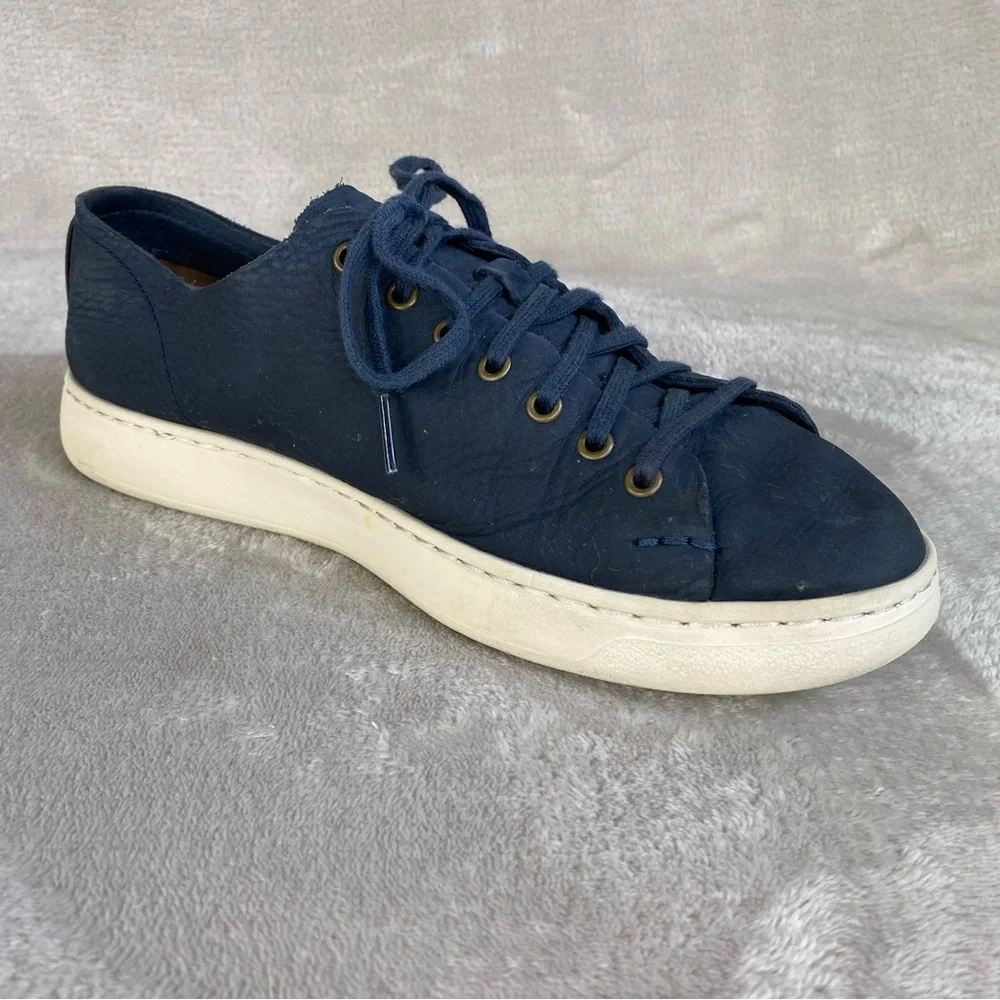 UGG Australia Pismo Men's Sneaker Shoes Size 8.5 Navy Blue Nubuck Leather